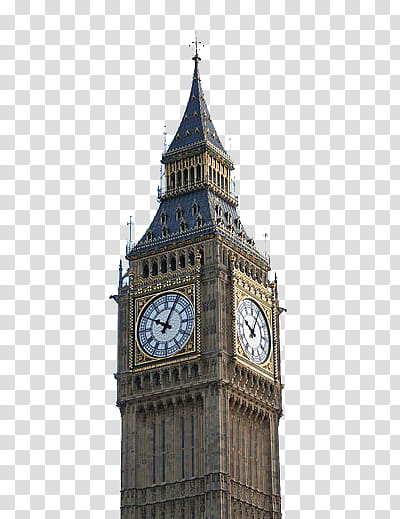 brown clock tower transparent background PNG clipart