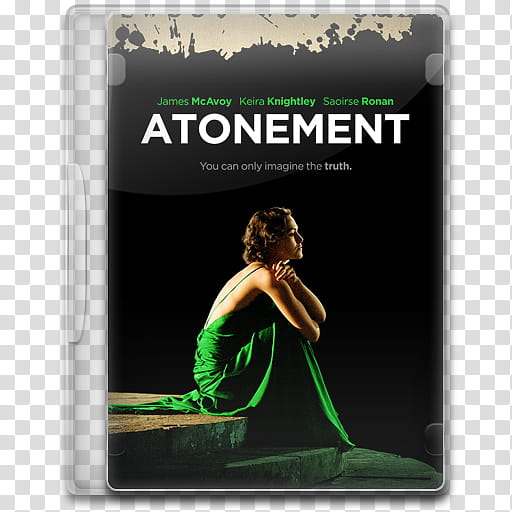Movie Icon Mega , Atonement, Atonement DVD case transparent background PNG clipart