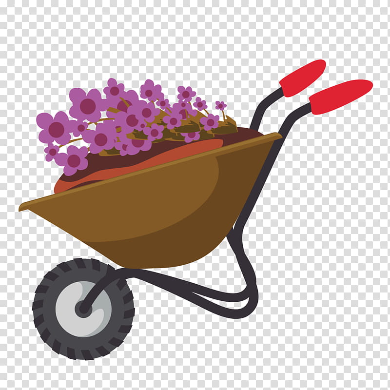 Wheelbarrow, Garden Tool, Gardening, Hand Tool, Lawn Mowers, Watering Cans, Gardener, Cartoon transparent background PNG clipart