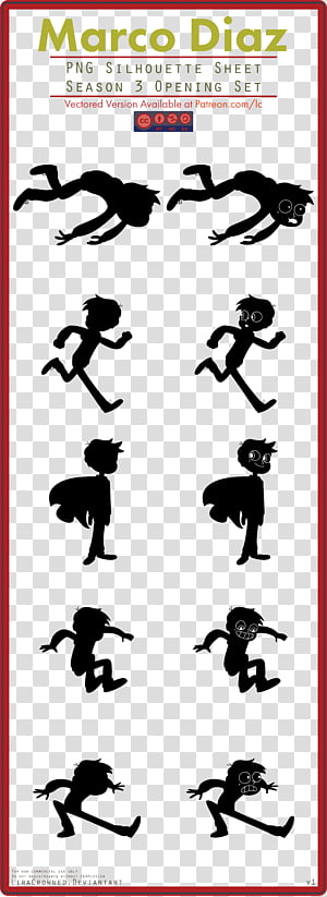 Marco Diaz S3 Opening Silhouettes Sheet transparent background PNG clipart thumbnail