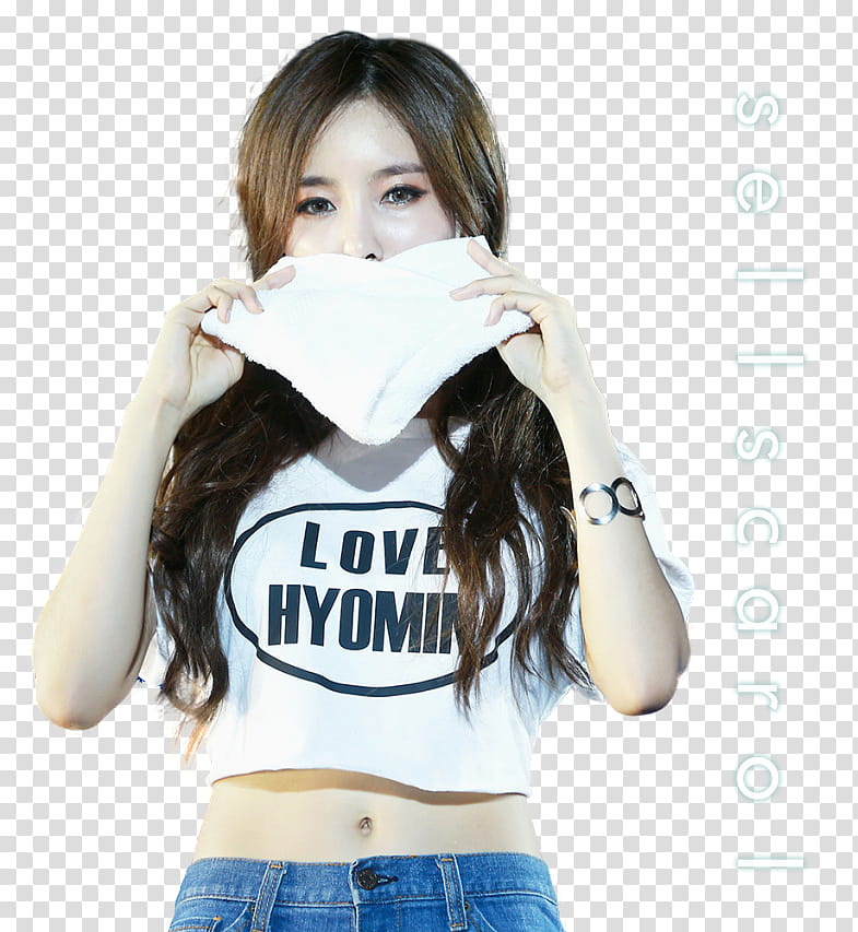 Hyomin T ara render transparent background PNG clipart