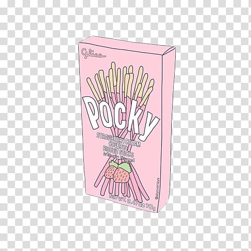 Pink , Pocky box transparent background PNG clipart