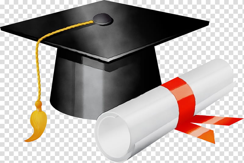 Background Graduation, Watercolor, Paint, Wet Ink, Graduation Ceremony, Square Academic Cap, Diploma, Bachelors Degree transparent background PNG clipart