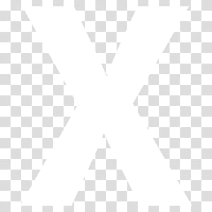 White Symbols Icons, Croix, white x mark transparent background