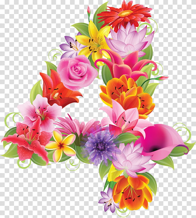 Lily Flower, Number, Flower Bouquet, Cut Flowers, Floral Design, Letter, Flower Arranging, Plant transparent background PNG clipart