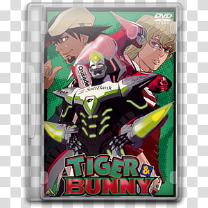 Tiger And Bunny Folder Icon Dvd Tiger Bunny Series Transparent Background Png Clipart Hiclipart