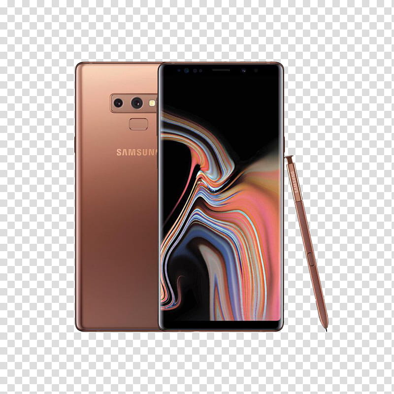 Galaxy, Samsung, Dual SIM, Copper, Smartphone, 128 Gb, Samsung Galaxy Note 9, Mobile Phones transparent background PNG clipart