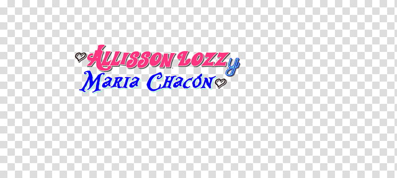 Firma FB Allisson Lozz y Maria Chacon transparent background PNG clipart