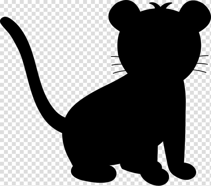 Cat Silhouette, Whiskers, Bear, Black White M, Snout, Puma, Black M, Tail transparent background PNG clipart