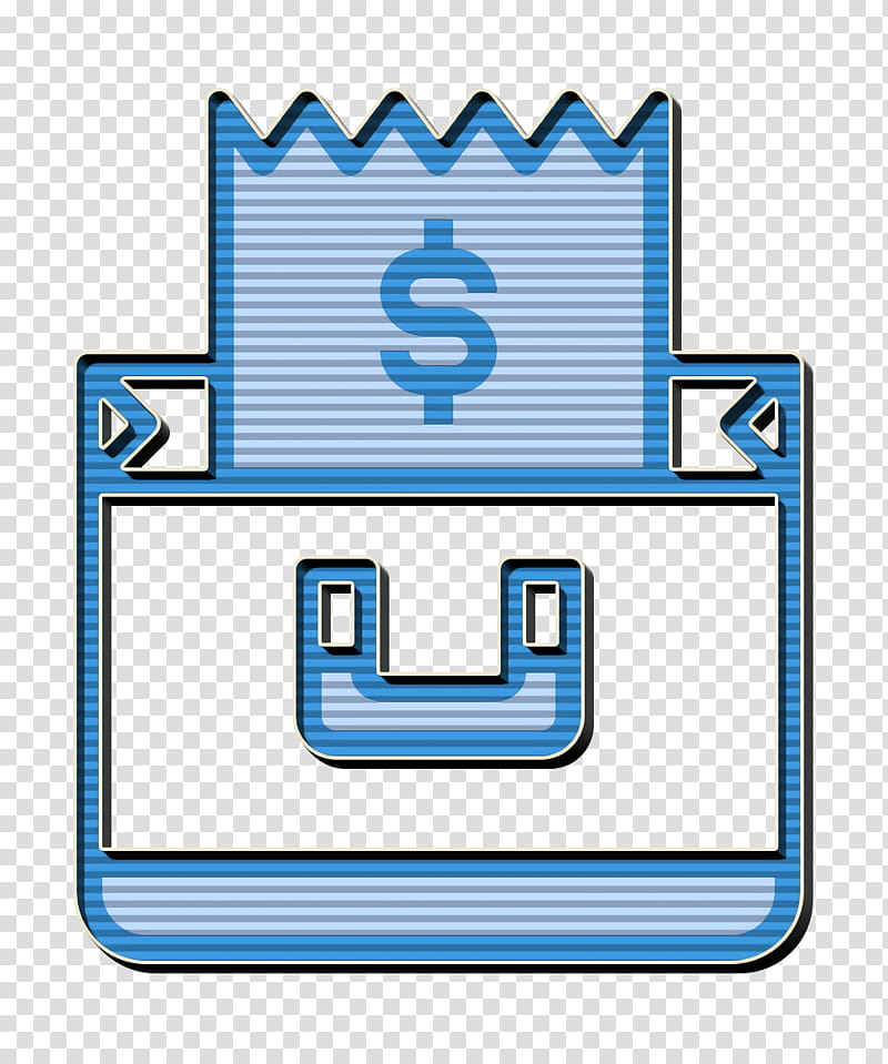 Bill And Payment icon Business and finance icon Bill icon, Line, Electric Blue transparent background PNG clipart
