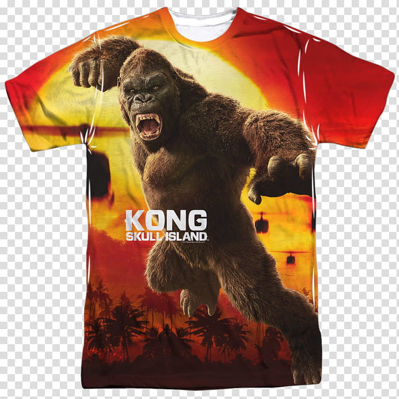 Kong Skull Island T-Shirt,, Kong Attacks transparent background PNG clipart