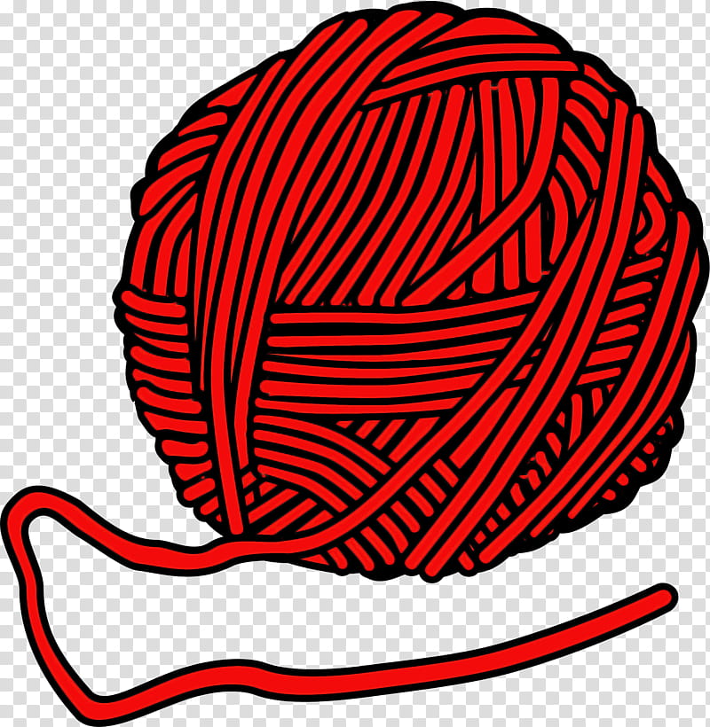 line art red line circle thread transparent background PNG clipart
