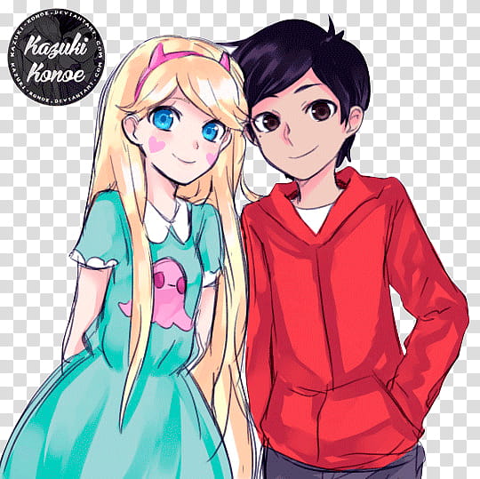 Render Star Butterfly and Marco Diaz transparent background PNG clipart