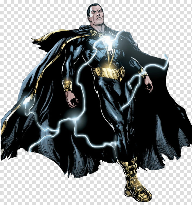 New  black Adam transparent background PNG clipart