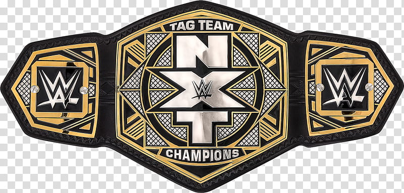 NXT Tag Team Championship Belt , black and gold WWE Tag Team