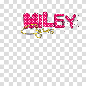 Texto de Miley Cyrus transparent background PNG clipart thumbnail