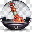 Sphere   , cylindrical red industrial machine icon transparent background PNG clipart