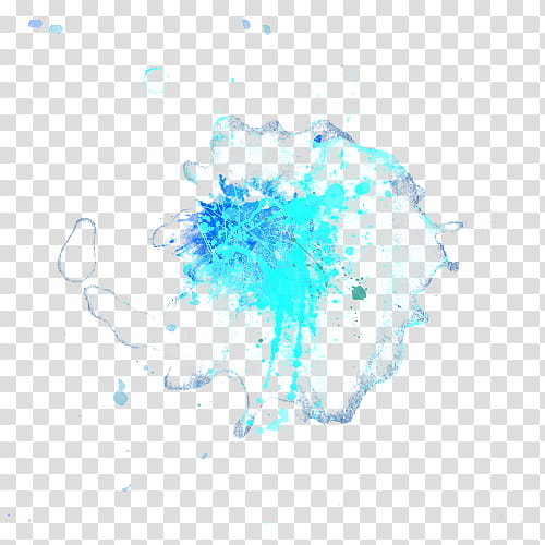 Splash Textures In, teal and blue paint splash transparent background PNG clipart