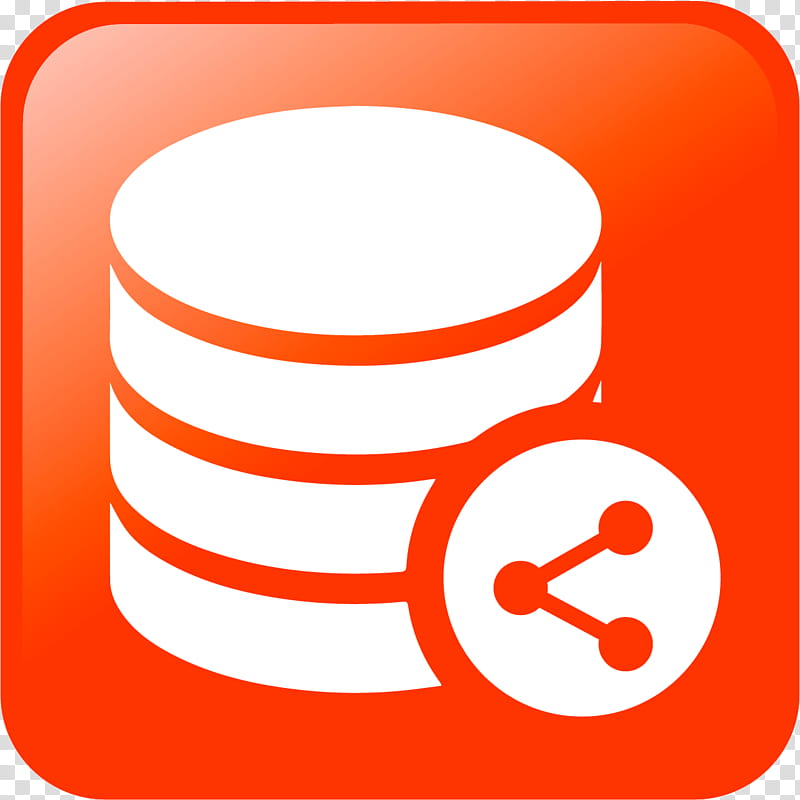 Big Data, Database, Computer Software, Database Testing, Data Management, Enterprise Resource Planning, Orange transparent background PNG clipart