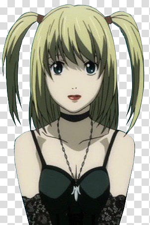 Render anime Death Note Misa Amane transparent background PNG clipart