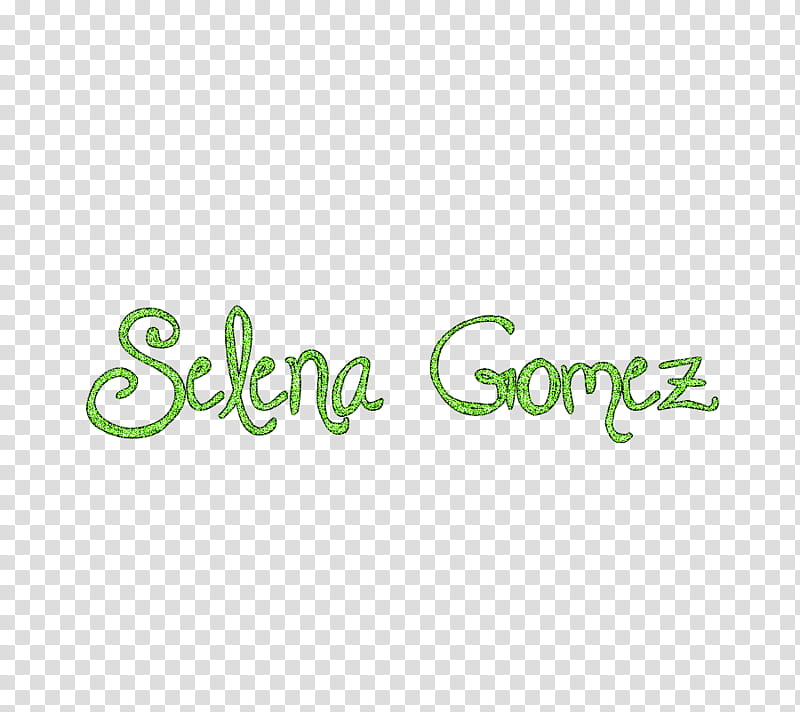 Selena Gomez texto transparent background PNG clipart
