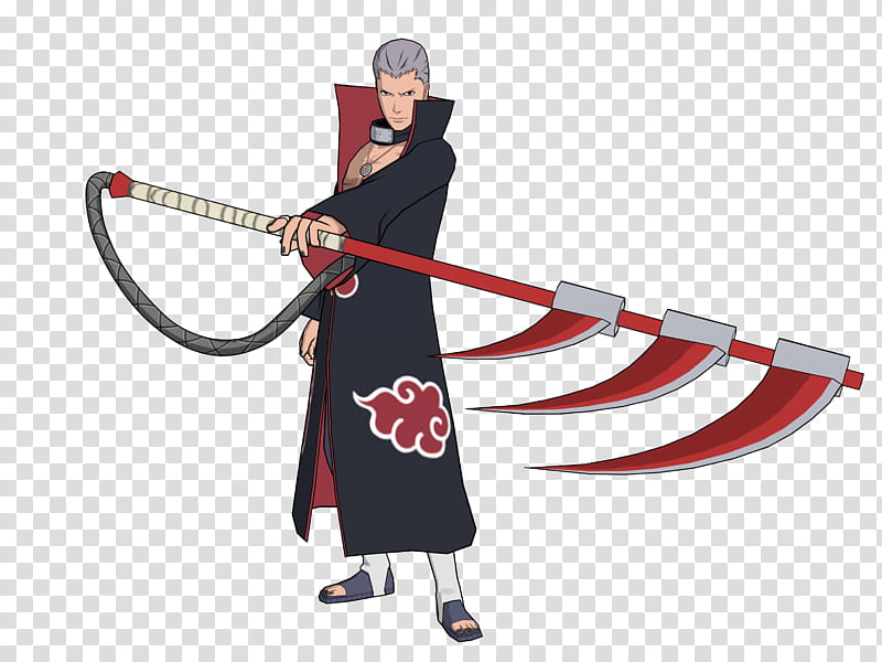 Hidan III, Hidan Naruto anime character transparent background PNG clipart