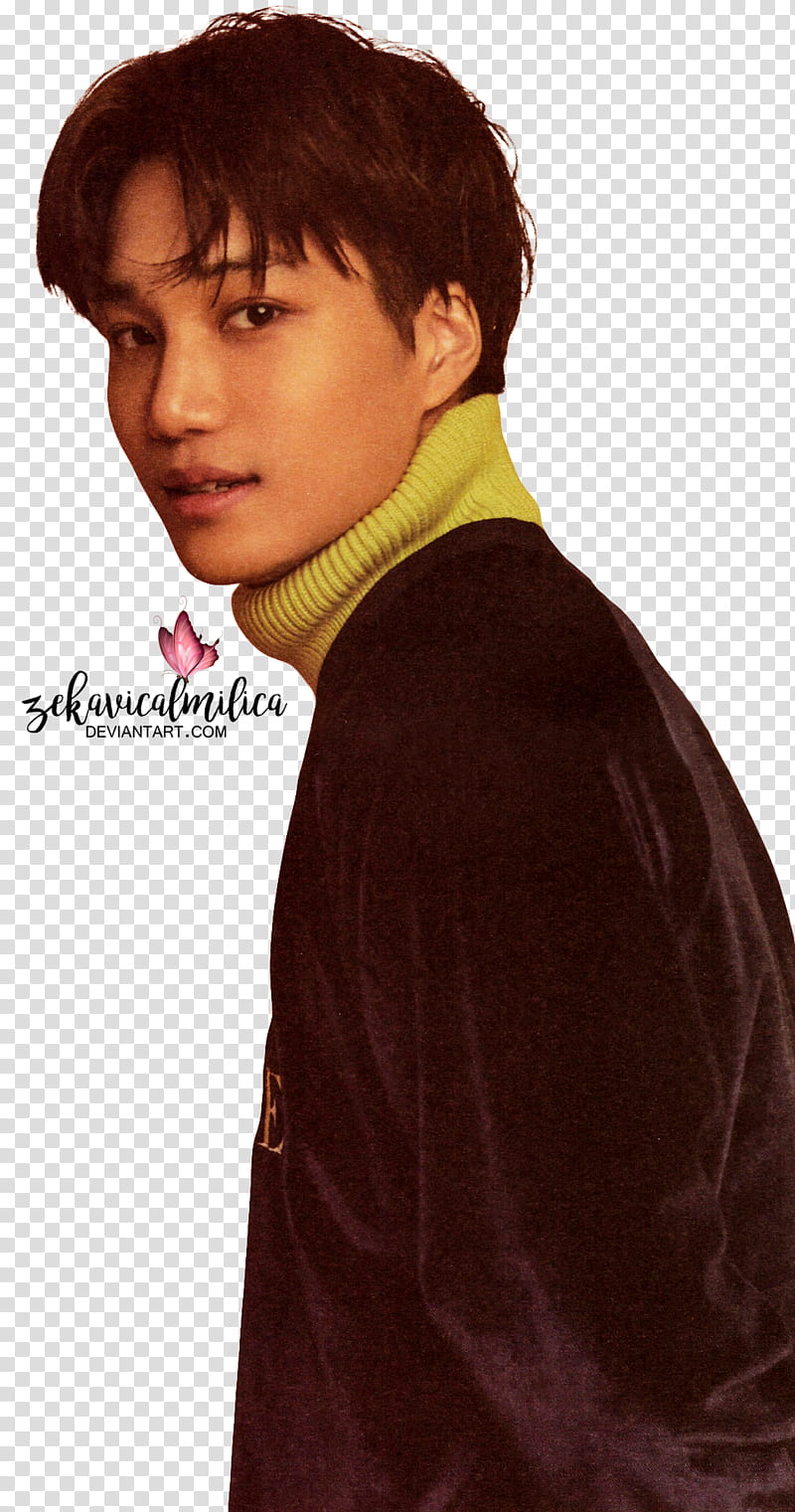 EXO Kai  Season Greetings, man in black sweater transparent background PNG clipart