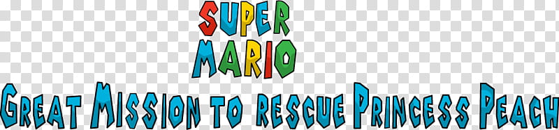 Super Mario Anime Movie Modern Logo in English transparent background PNG clipart