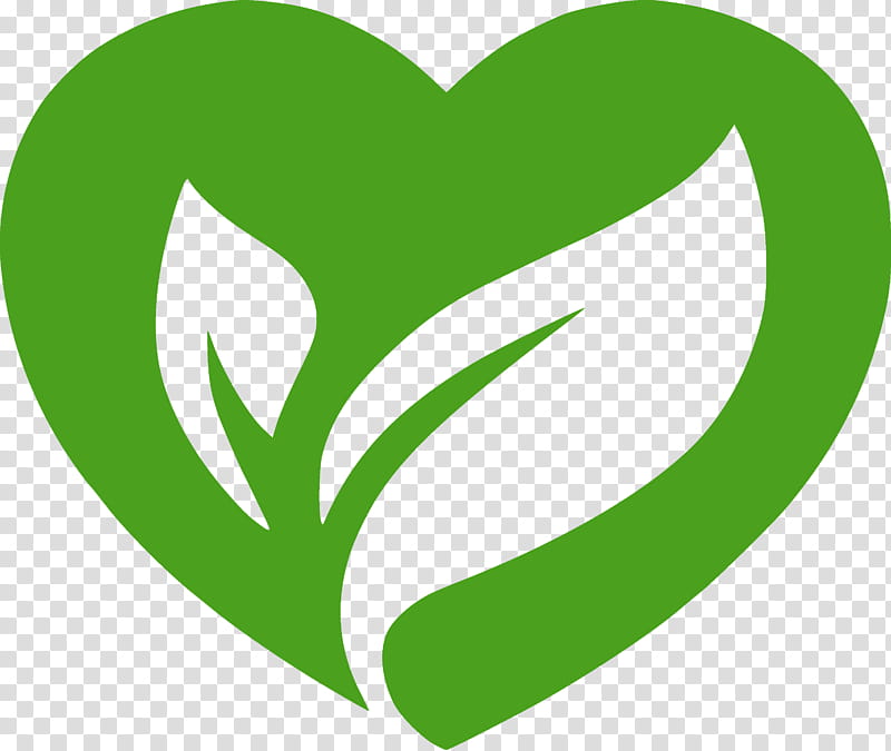 Green Leaf Logo, Heart, Shape, Health, Symbol, Plant transparent background PNG clipart