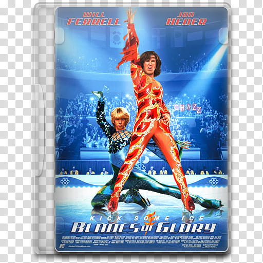 Movie Icon , Blades of Glory, Kick Some Ice Blades Of Glory movie DVD transparent background PNG clipart