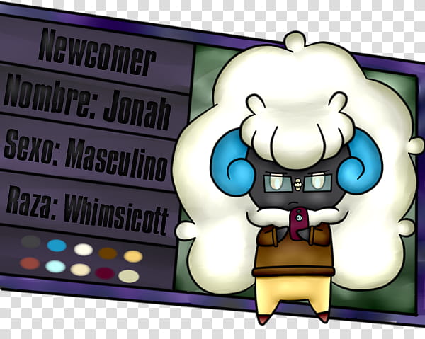 Tarjeta Newcomer: Jonah el Whimsicott transparent background PNG clipart