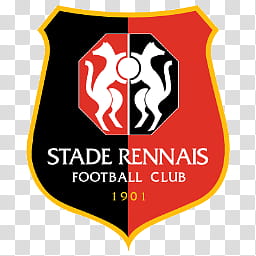 Team Logos, Stade Rennais football club logo transparent background PNG clipart