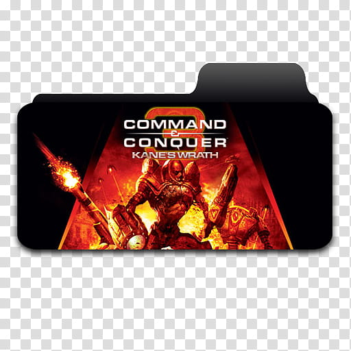 Game Folder Icon Style  , Command and Conquer , Kane's Wrath transparent background PNG clipart