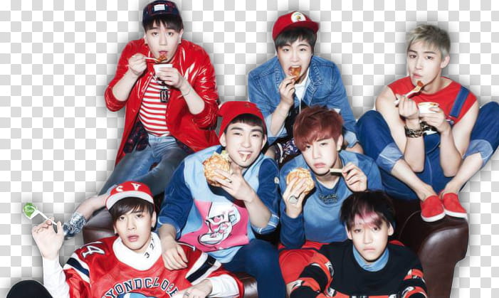 GOT , seven member k-pop group transparent background PNG clipart