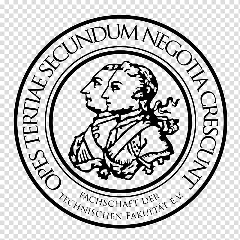 Black Circle, University Of Erlangennuremberg, Faculty, Seal, Logo, White, Black And White
, Line Art transparent background PNG clipart