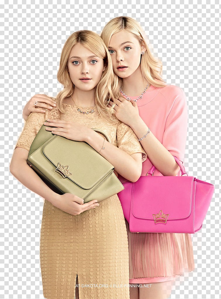 Dakota and Elle Fanning , shootsJEstina transparent background PNG clipart