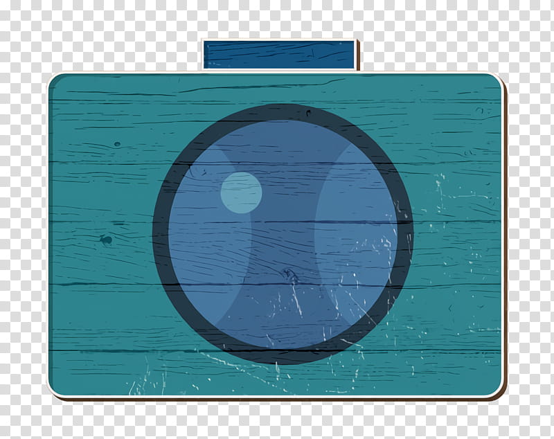 Essential icon camera icon graph icon, Camera Icon, graph Icon, Aqua, Turquoise, Circle, Teal, Square transparent background PNG clipart