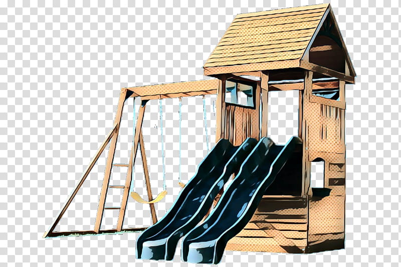 public space outdoor play equipment swing human settlement playground slide, Pop Art, Retro, Vintage, Recreation, Wood, Leisure, Playhouse transparent background PNG clipart