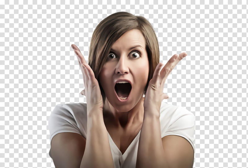 surprised facial expression clipart