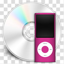 iTunes Minuet, pink icon transparent background PNG clipart