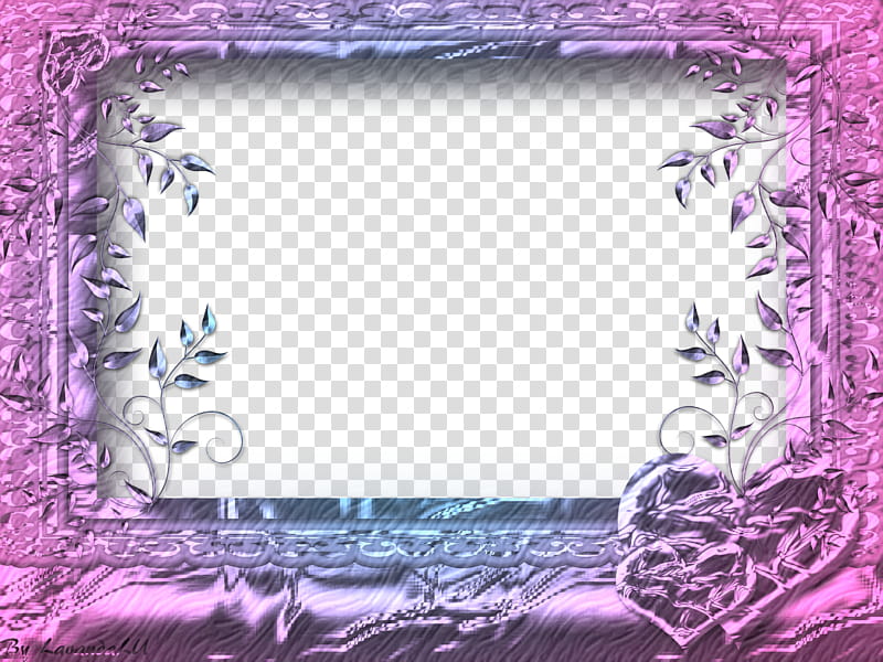 Lav Frames  , pink and black frame illustration transparent background PNG clipart
