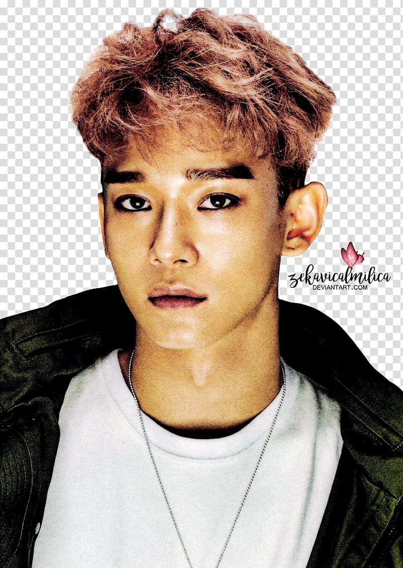 EXO Chen The Power Of Music, Exo-M Chen wearing white crew-neck shirt transparent background PNG clipart