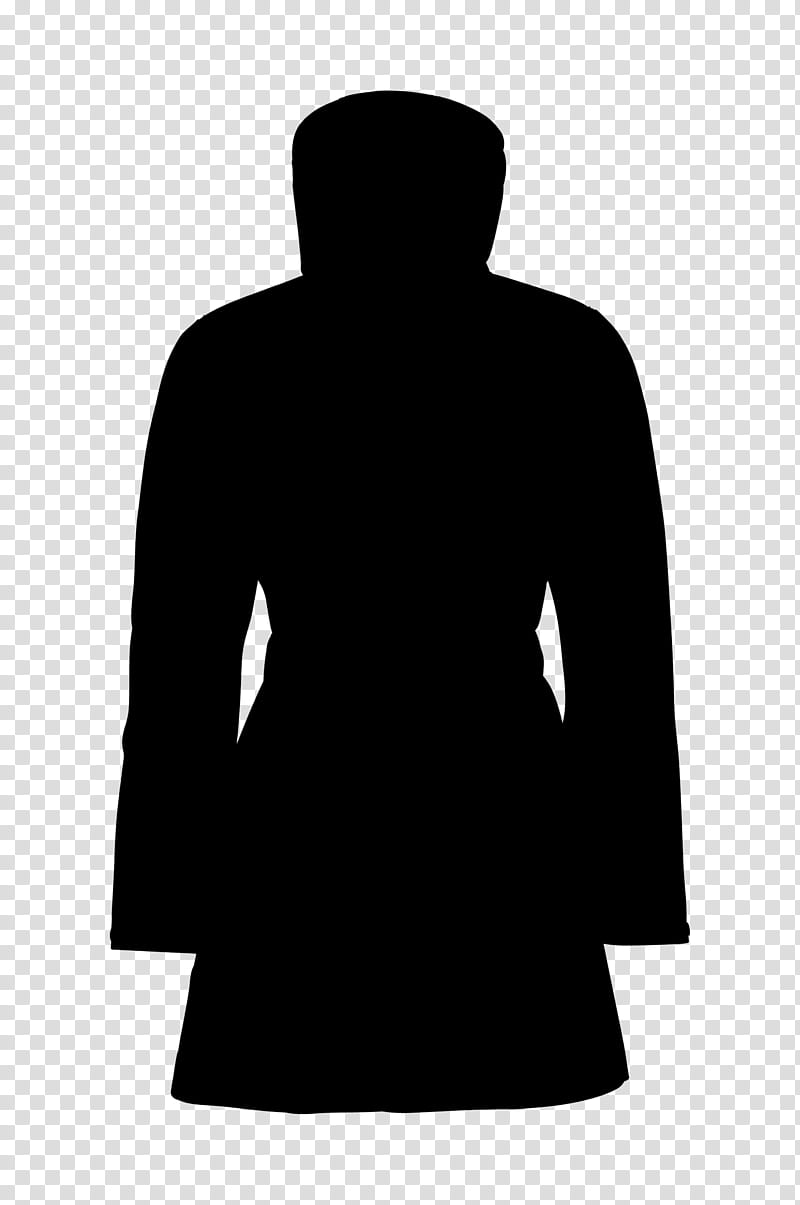 Coat, SweatShirt, Neck, Silhouette, Black M, Clothing, Hoodie, Outerwear transparent background PNG clipart
