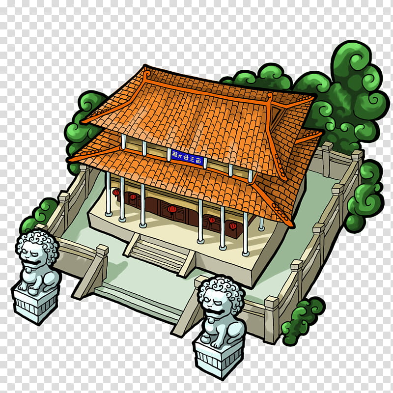 Building, Cartoon, Roof, House, Architecture, Home, Temple, Cottage transparent background PNG clipart