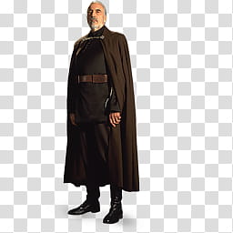 STAR WARS Characters and Droids Alpha Icons , Count Dooku,  transparent background PNG clipart
