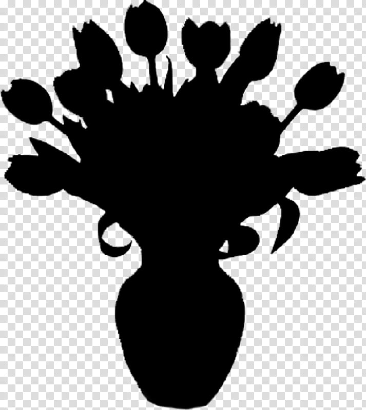 Flower Silhouette, Leaf, Tree, Plants, Tulip, Logo transparent background PNG clipart