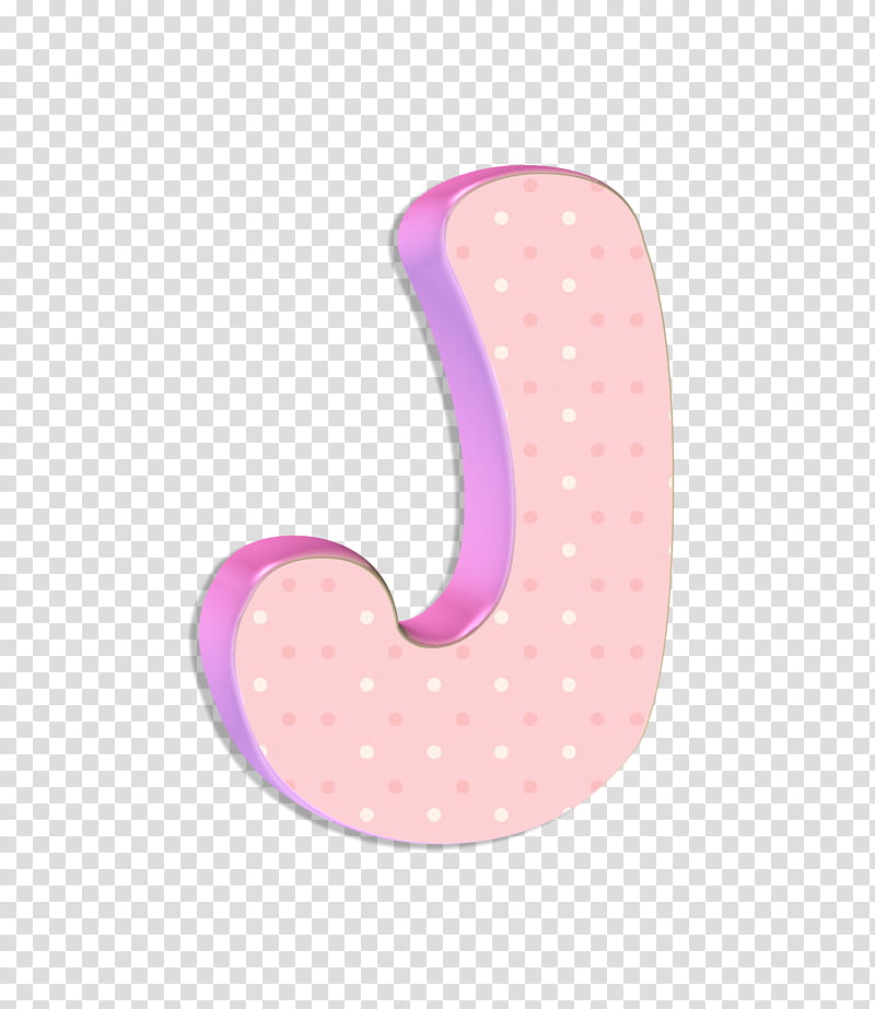 Cute Alphabet D Abecedario, pink J art transparent background PNG clipart