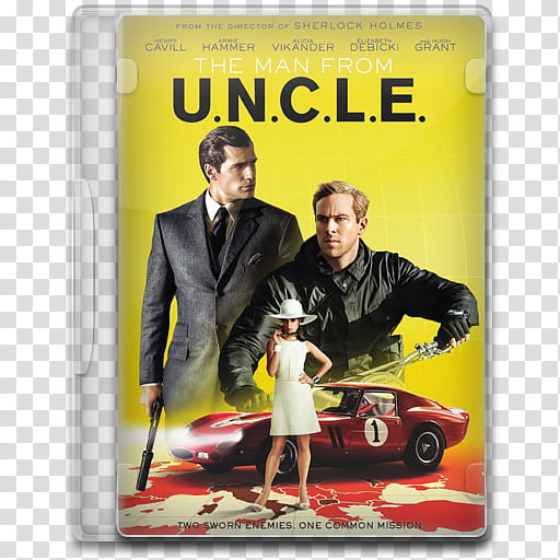 Movie Icon Mega , The Man from UNCLE, The Man From U.N.C.L.E DVD case transparent background PNG clipart