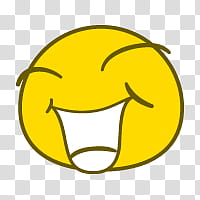 Caritas face, laughing emoticon transparent background PNG clipart