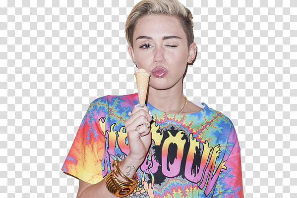 Miley helado transparent background PNG clipart